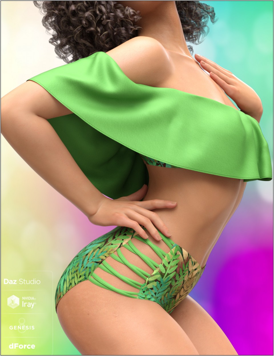 dForce Flounce Bikini for Genesis 8 Female(s)_DAZ3DDL
