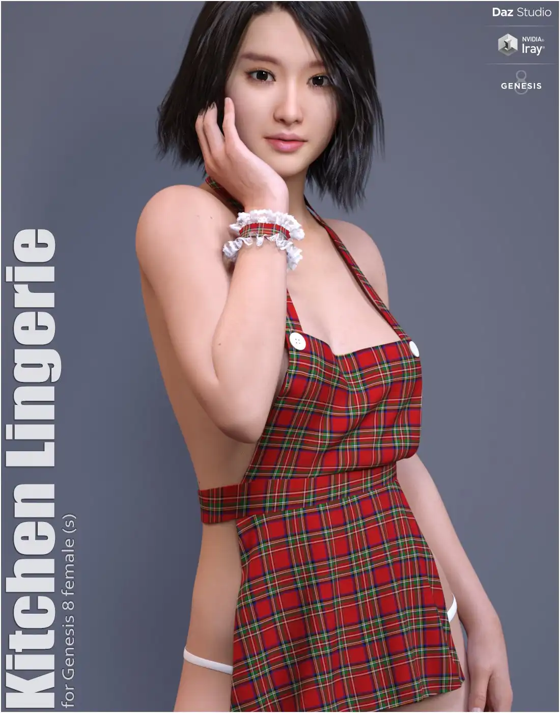 dForce Kitchen Lingerie G8F_DAZ3D下载站