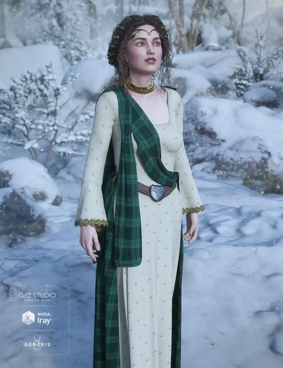 dForce Scottish Wear for Genesis 8 Female(s)_DAZ3DDL