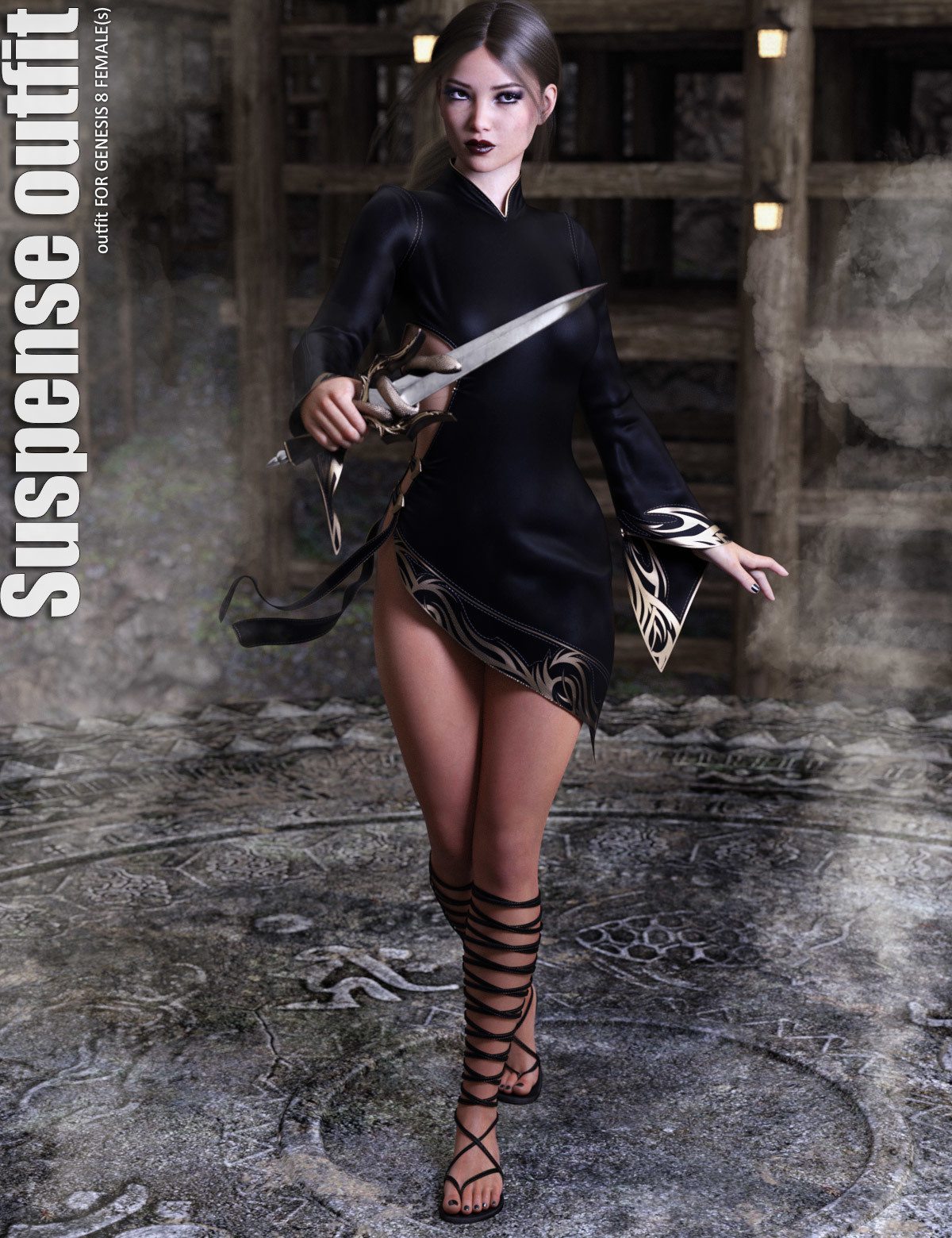 dForce Suspense Outfit for Genesis 8 Females_DAZ3DDL