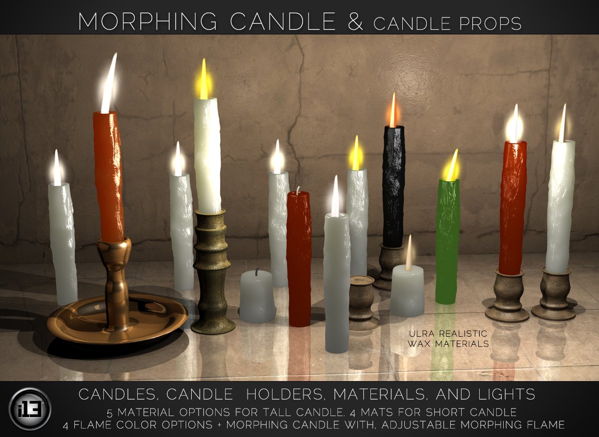 i13 Candle Collection_DAZ3DDL