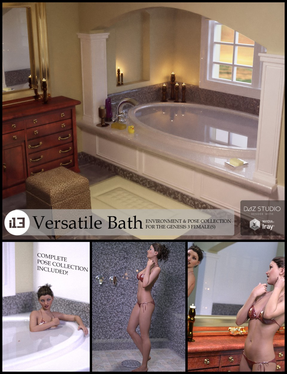 i13 Versatile Bath with Poses_DAZ3DDL
