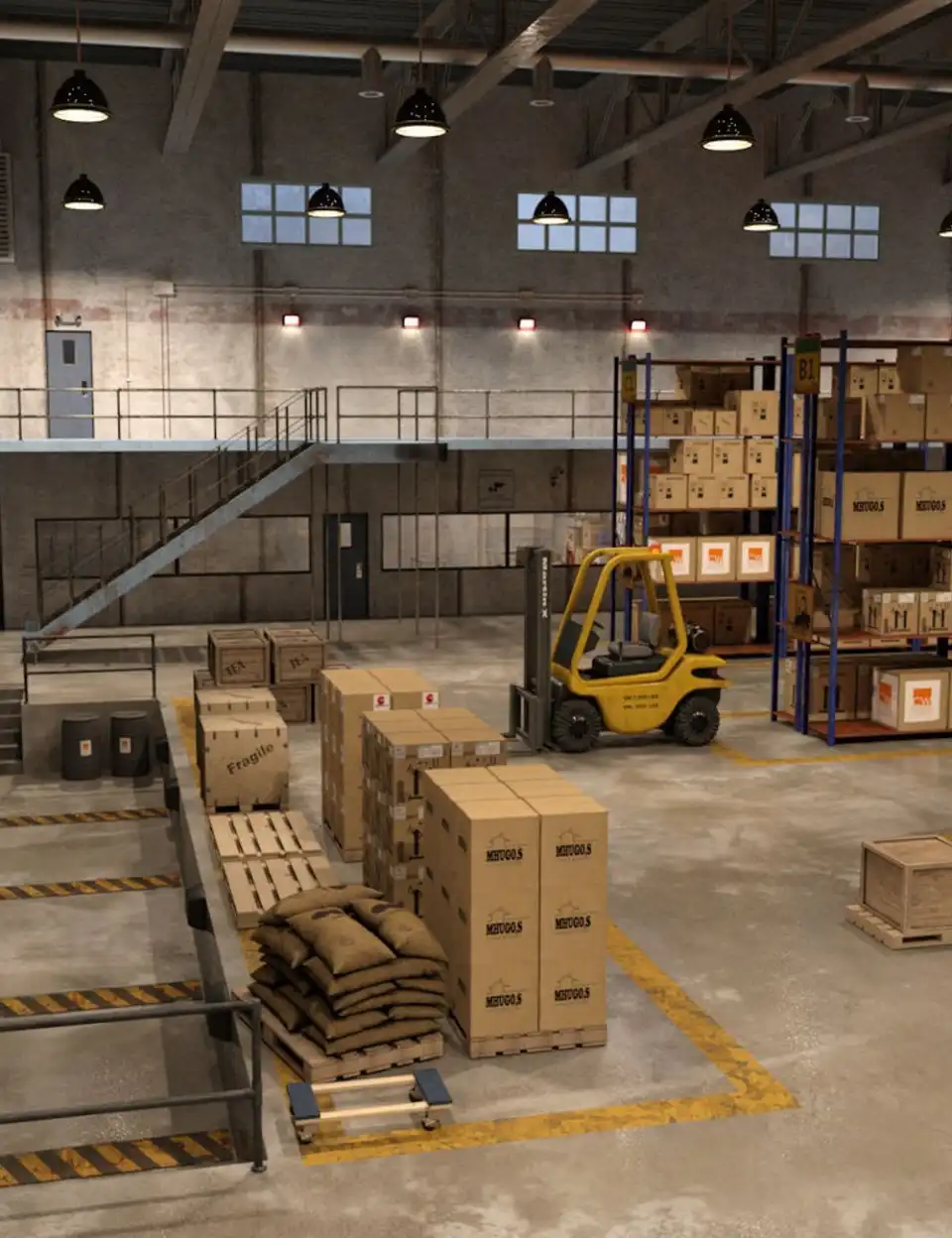 i13 Warehouse and Office_DAZ3DDL