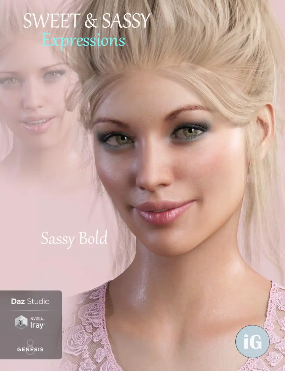 iG Sweet & Sassy Expressions for Genesis 8 Female(s)_DAZ3DDL