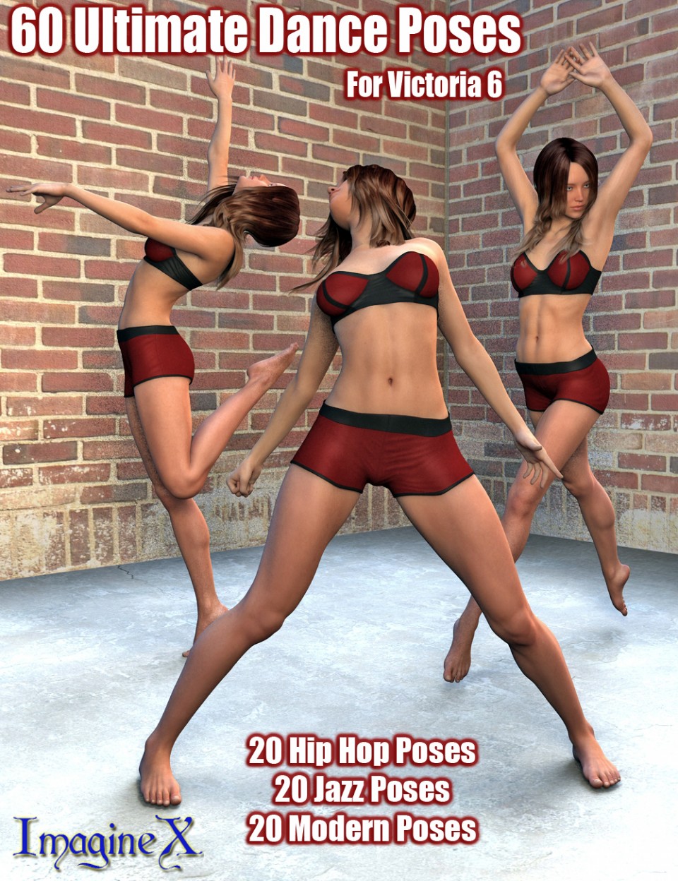 60 Ultimate Dance Poses for Victoria 6_DAZ3D下载站