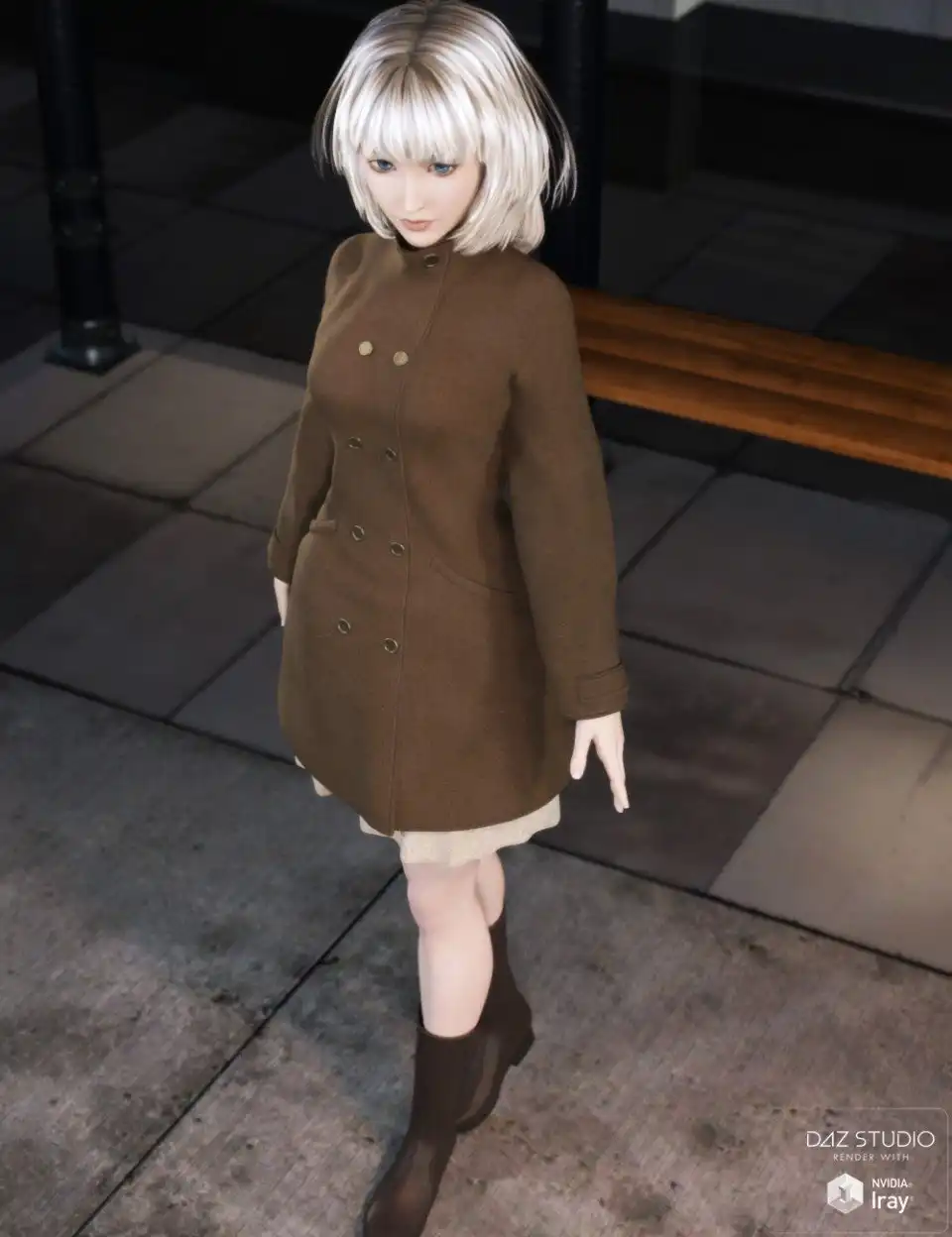 A-Line Style Outfit for Genesis 3 Female(s)_DAZ3D下载站