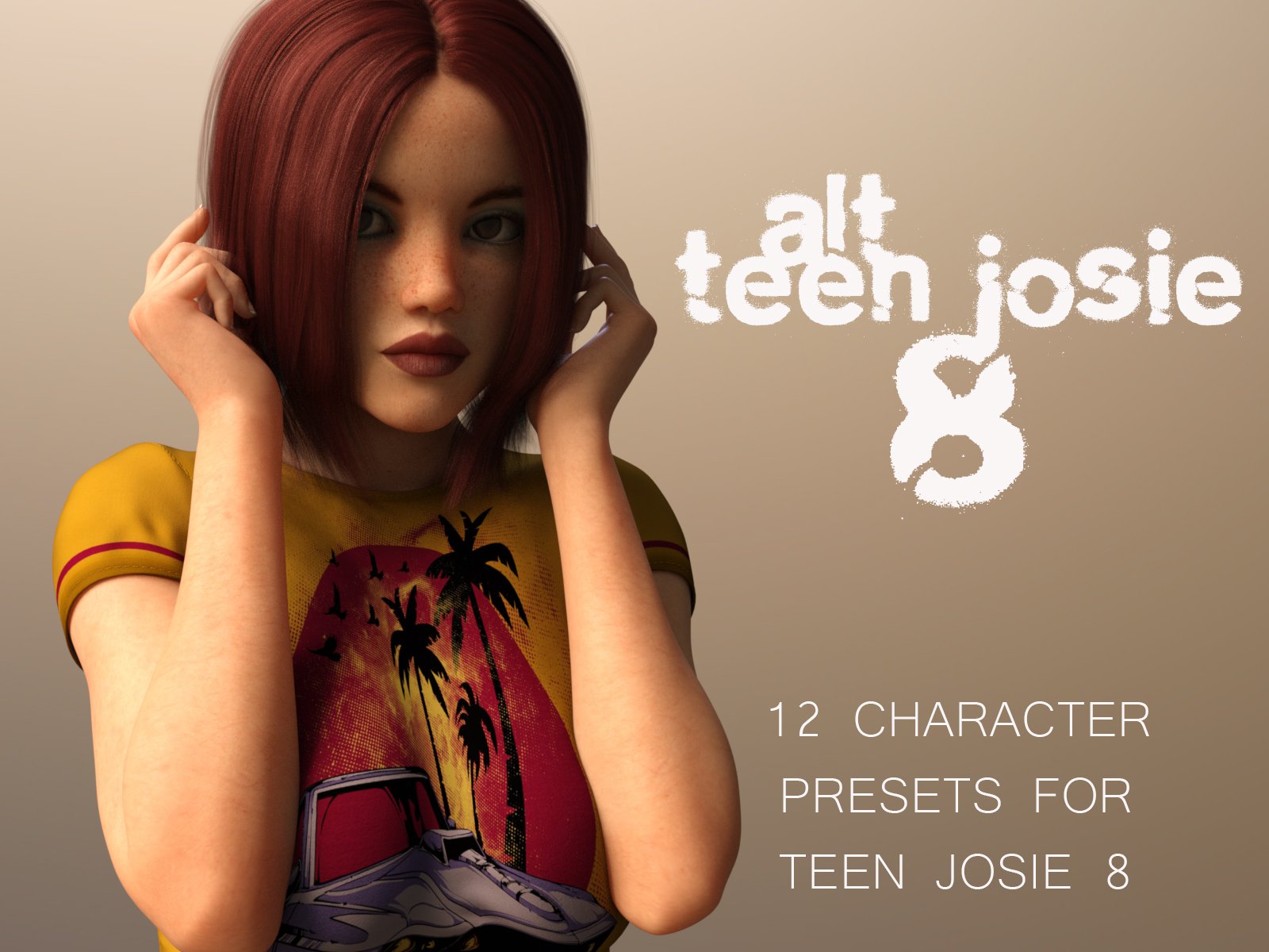 Alt Teen Josie 8_DAZ3D下载站