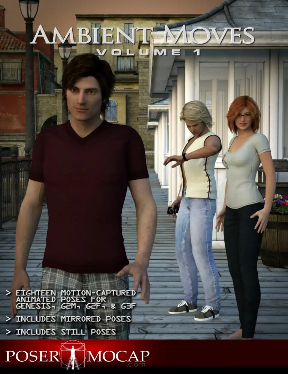 Ambient Moves Volume 1_DAZ3D下载站