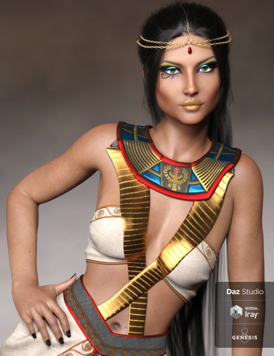 Анат. Анат богиня Египта. Daz Studio Genesis 8 female. Клеопатра 3d. Genesis 8 ANIBLOCKS.