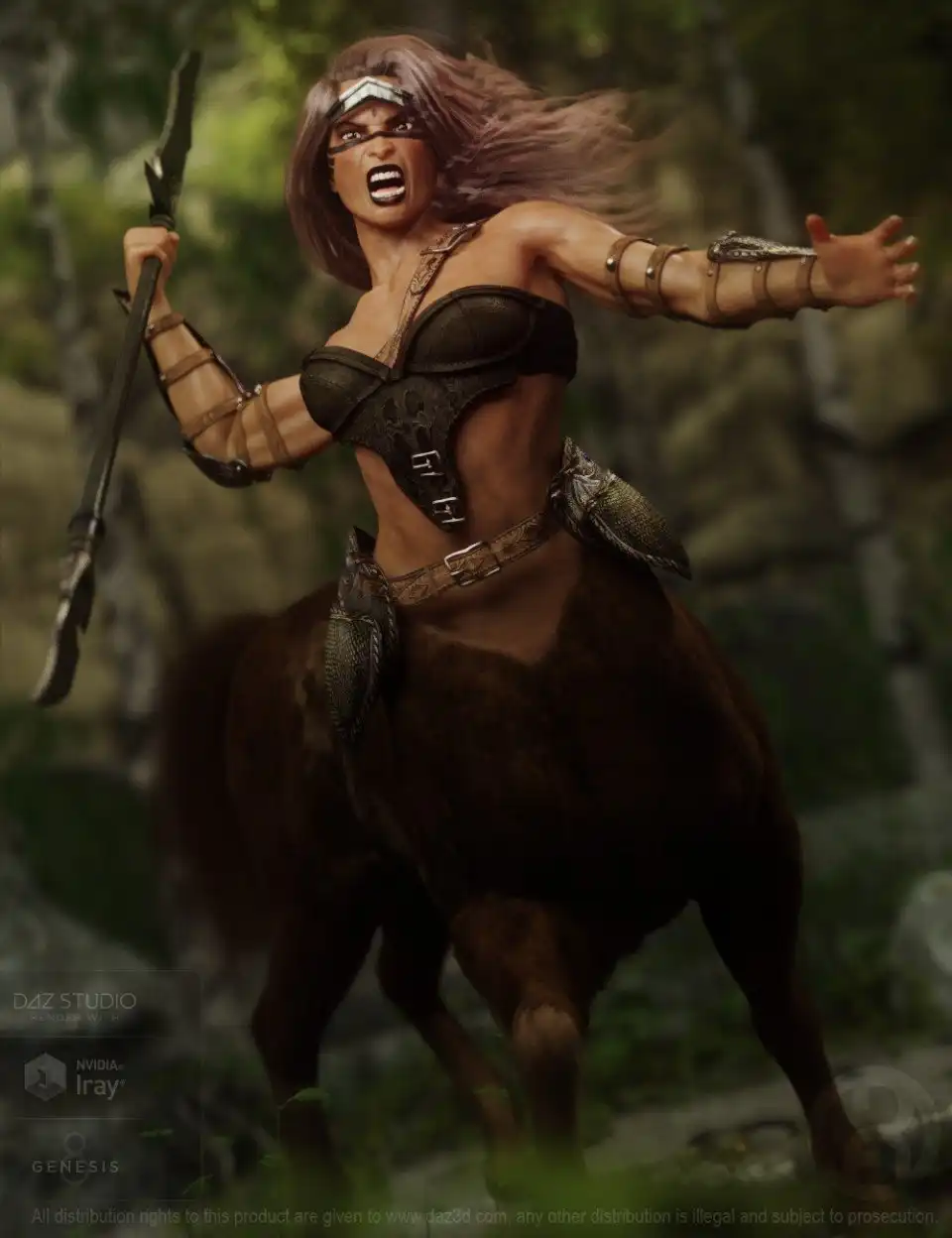 Annicellea Centaur for Genesis 8 Female Centaur_DAZ3D下载站