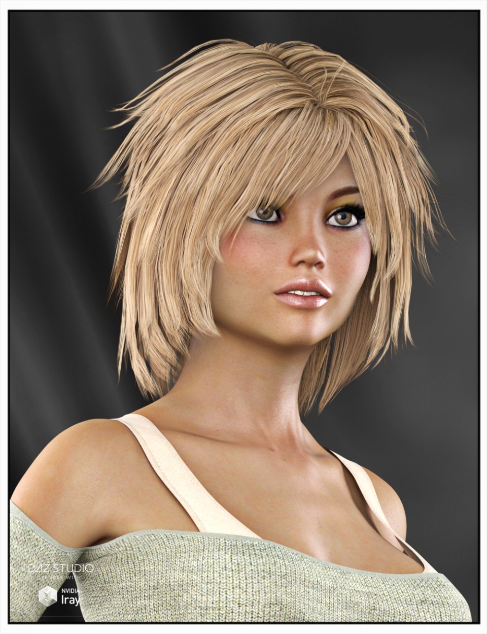 Anny Hair for Genesis 3 Female(s), Genesis 2 Female(s) and Victoria 4_DAZ3DDL