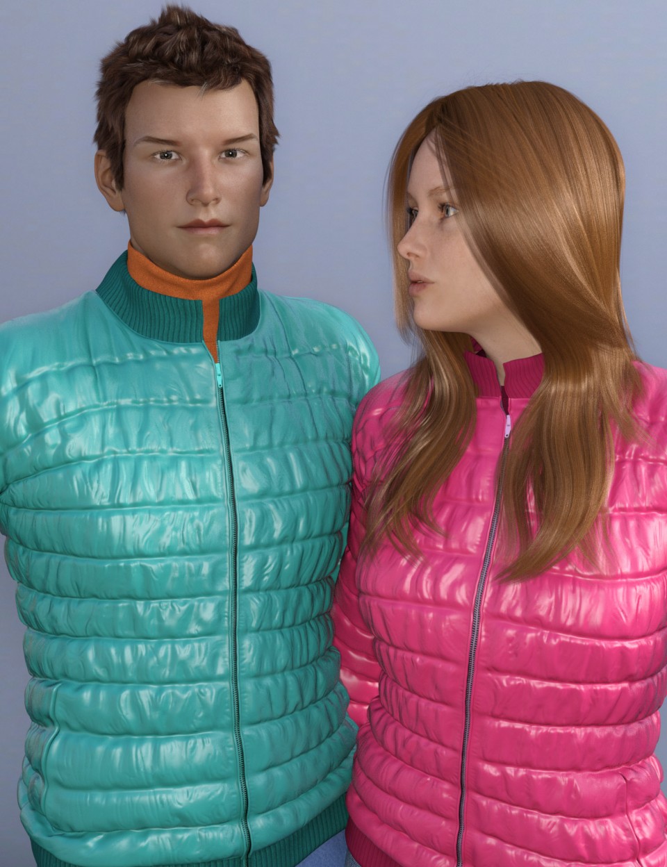 Autumn Jackets for Genesis 3 Male(s) and Female(s)_DAZ3D下载站