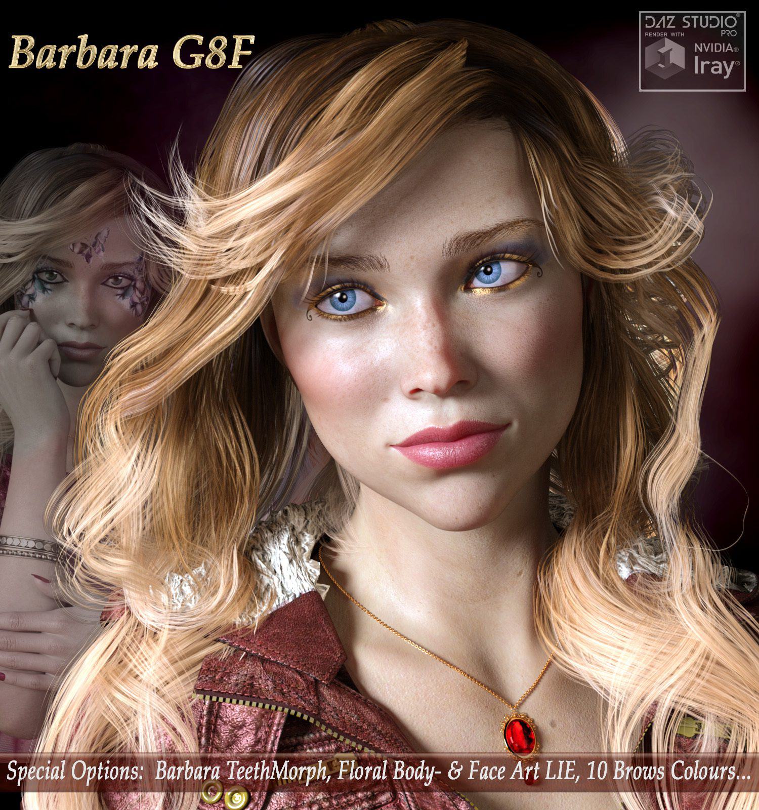 BARBARA for Genesis 8 Female_DAZ3D下载站