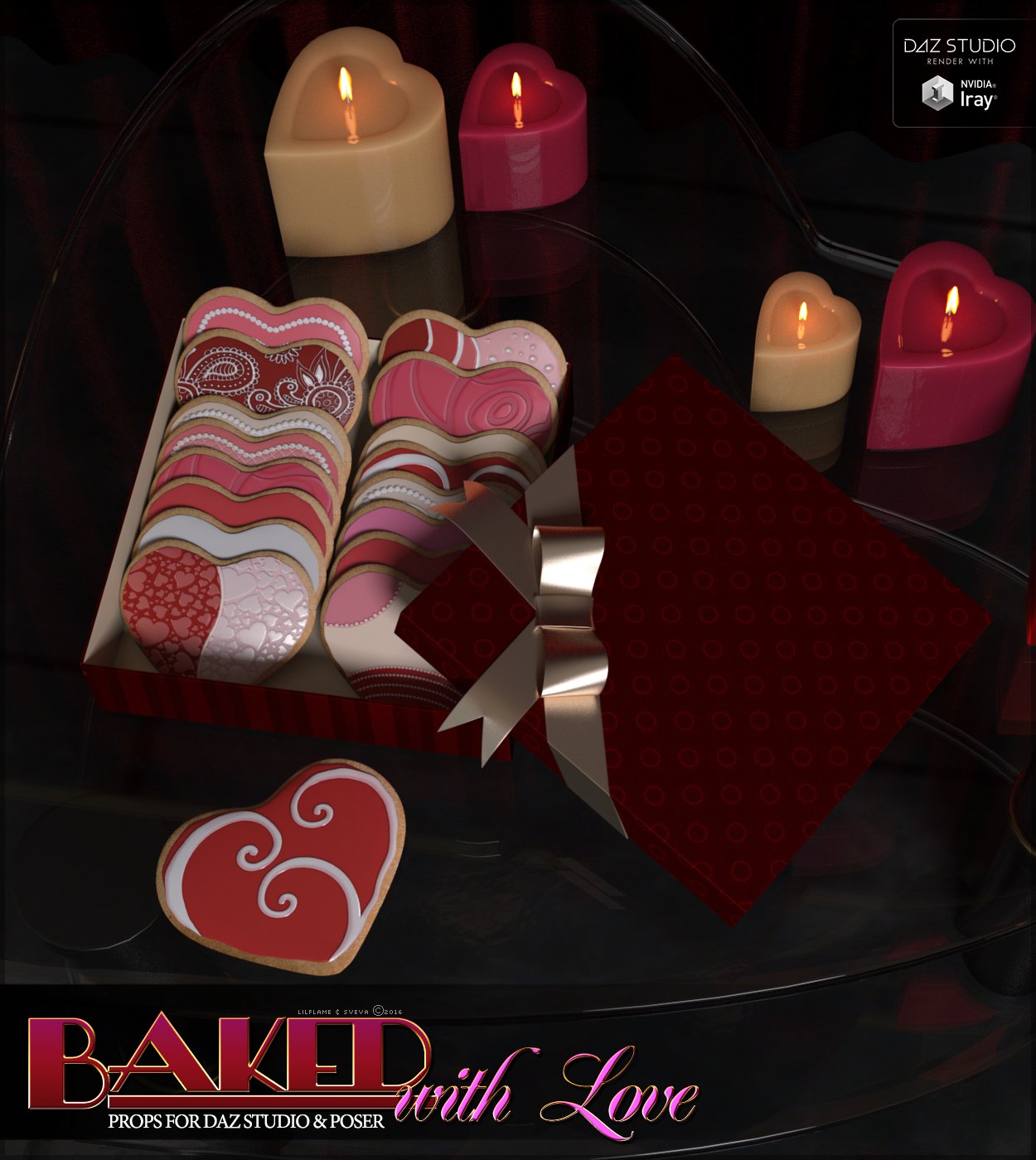Baked with Love Props DS and Poser_DAZ3DDL