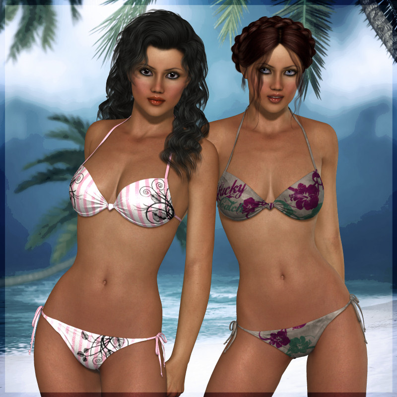 Barbados: Hongyu’s Bikini 2_DAZ3D下载站