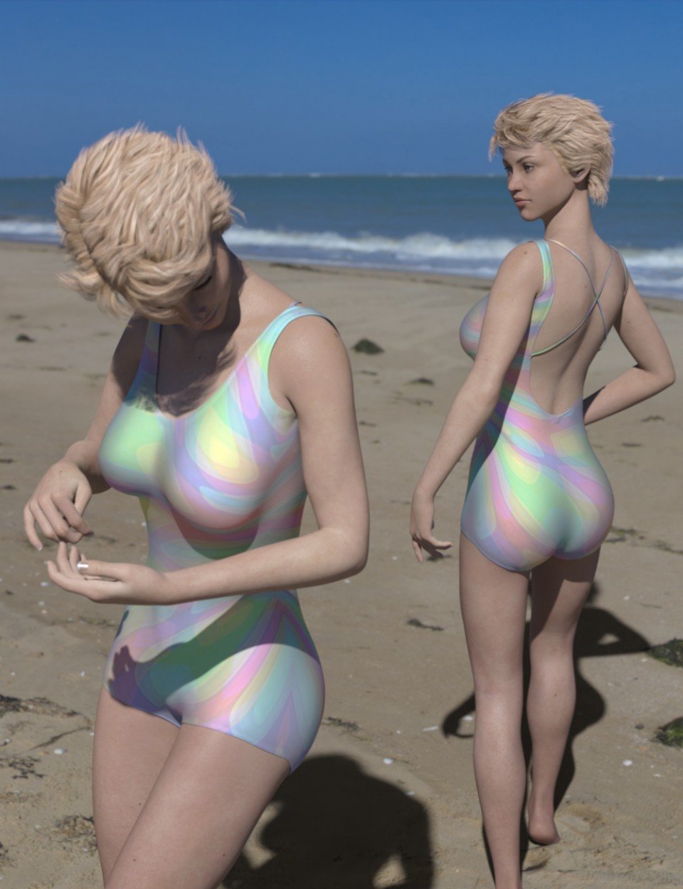 Bashful Beachwear for Genesis 8 Female(s)_DAZ3D下载站