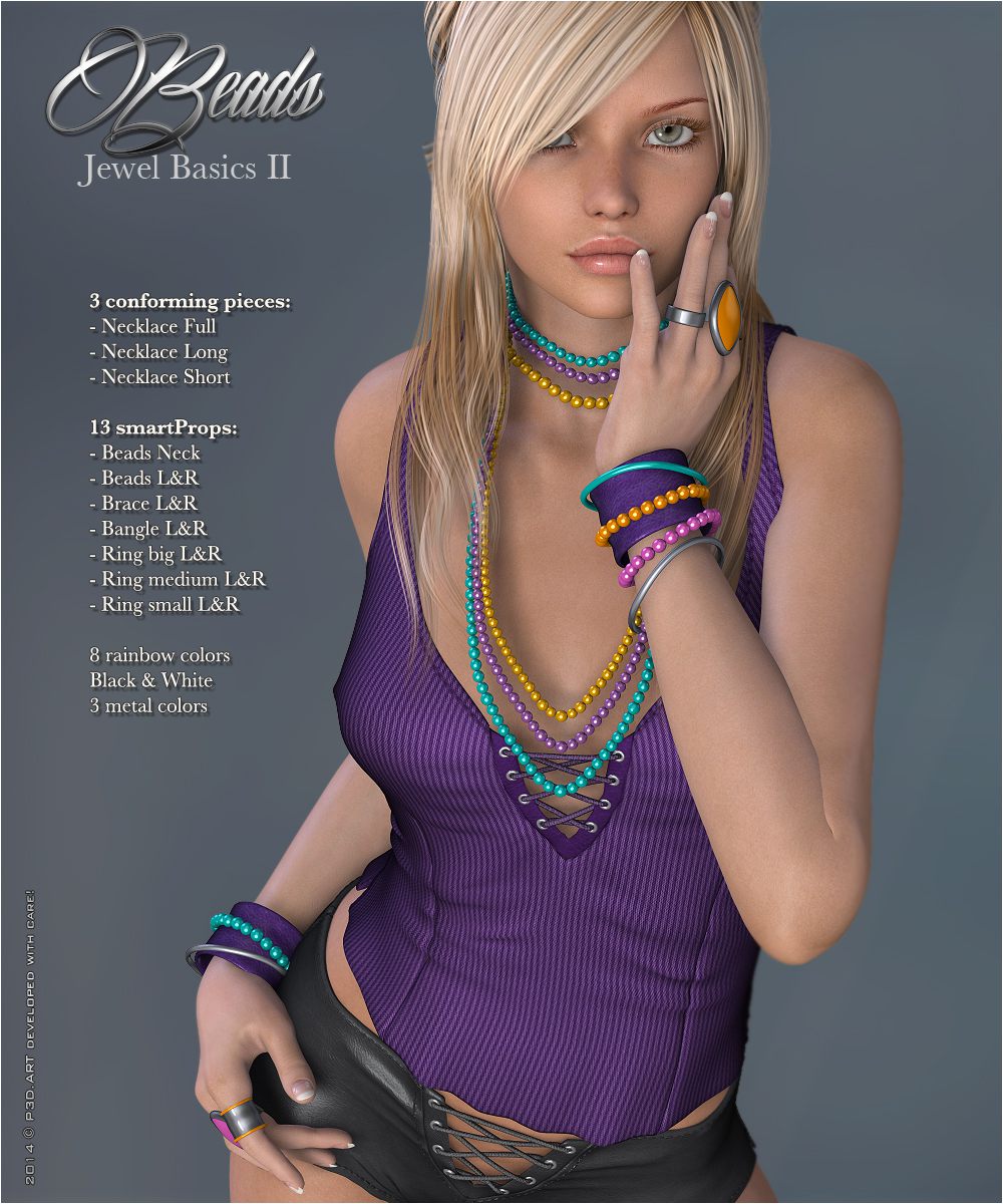 Beads – Jewel Basics II_DAZ3D下载站