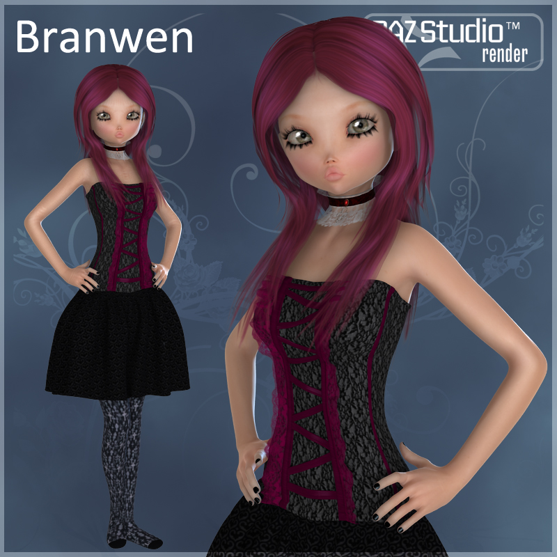 Branwen for Genesis 2 Female And Dolly_DAZ3D下载站