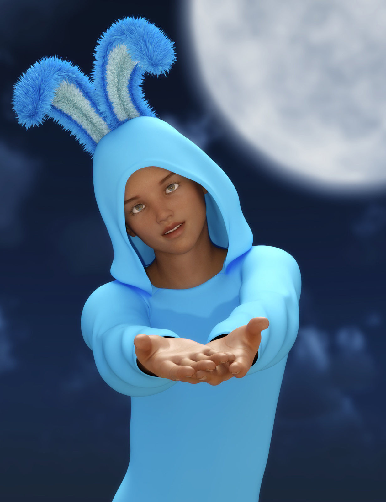 Bunnysuit for Genesis 3 male(s)_DAZ3D下载站