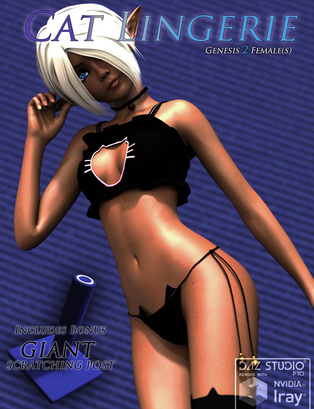 CatLingerie for Genesis 2 Females_DAZ3D下载站