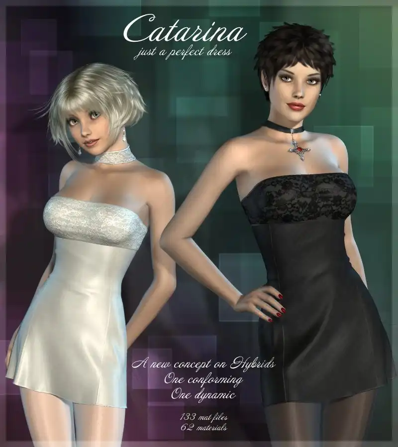 Catarina Dress V4_DAZ3DDL