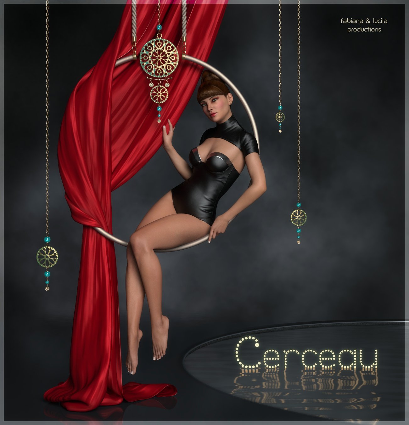 Cerceau Poses & Props for G3F and G8F_DAZ3D下载站