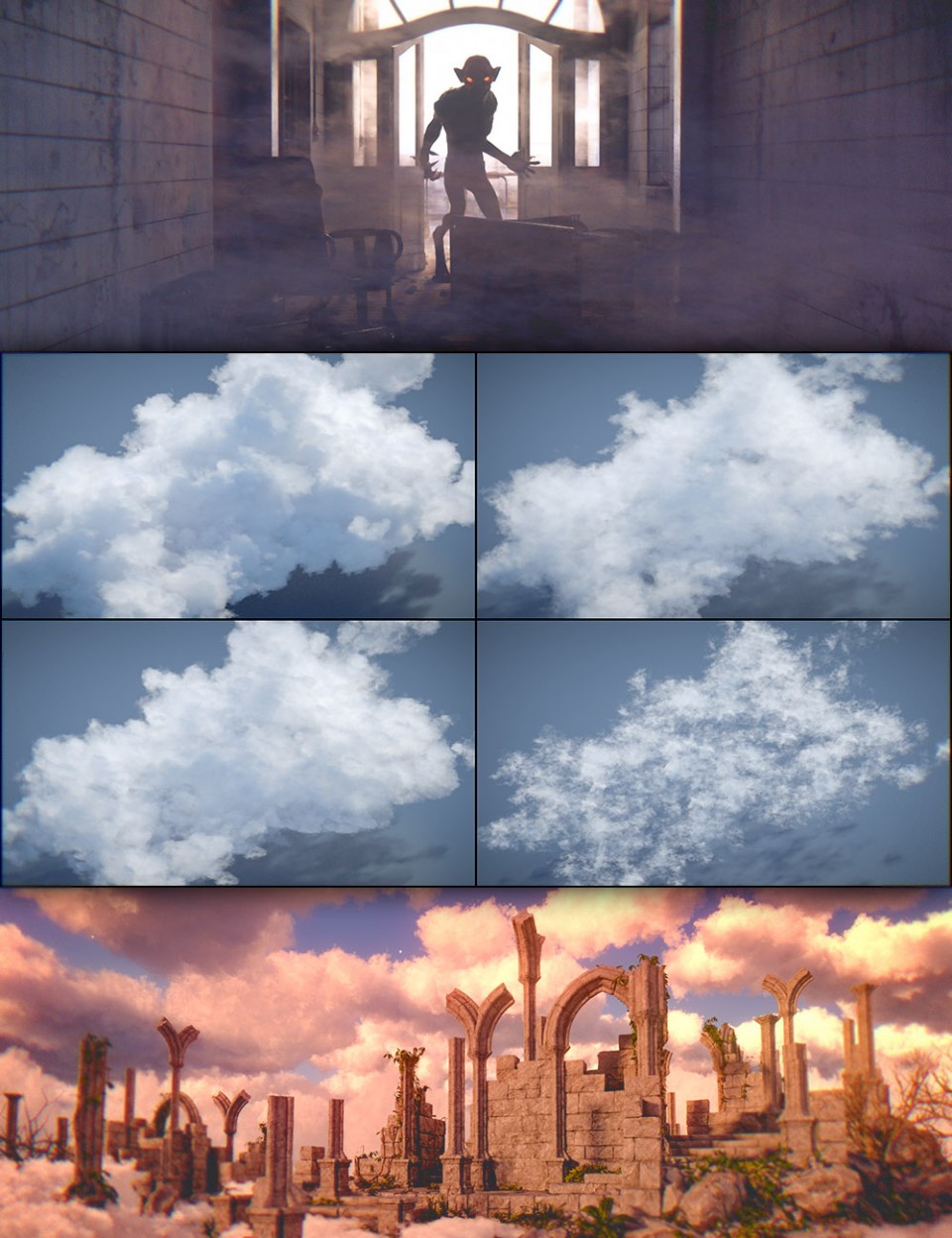 Cloudscape Creator – Material Expansion_DAZ3D下载站