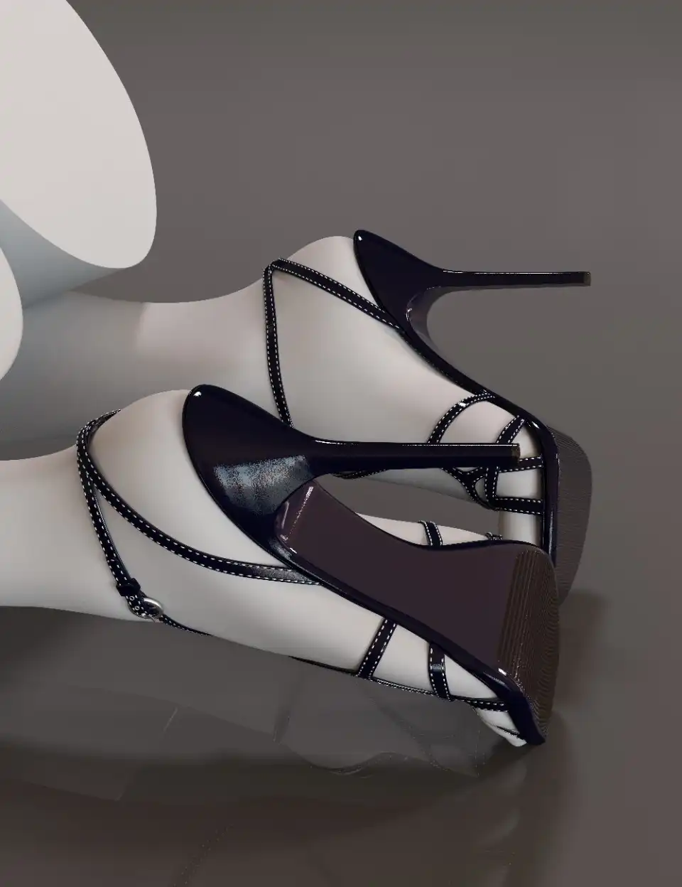 Cocktail Heels for Genesis 3 Female(s)_DAZ3D下载站