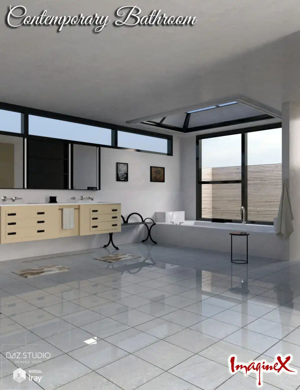 Contemporary Bathroom_DAZ3D下载站