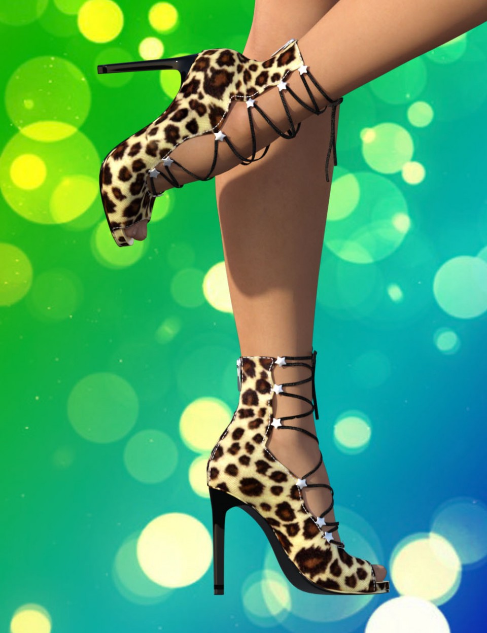 Corset Heels for Genesis 3 Female(s)_DAZ3D下载站