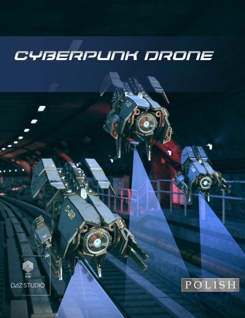 Cyberpunk Drone_DAZ3D下载站