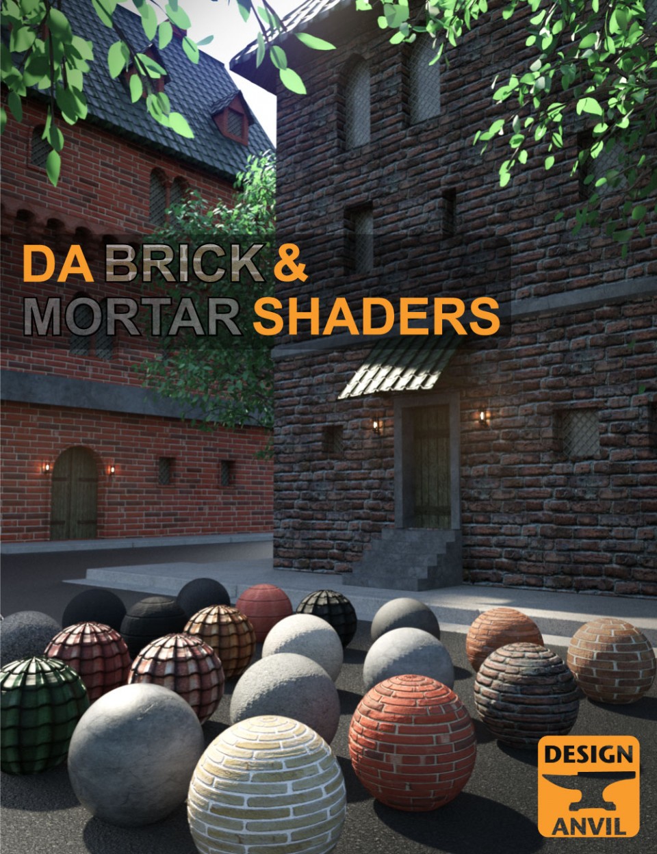 DA Brick and Mortar Shaders_DAZ3D下载站