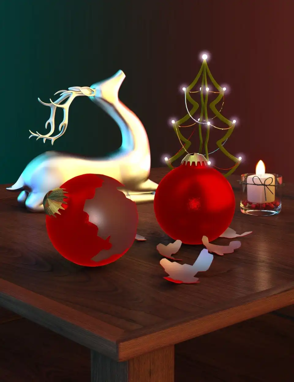 DD Holiday Ornaments_DAZ3D下载站
