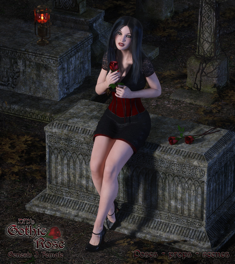 DMs Gothic Rose – Genesis 3F_DAZ3D下载站