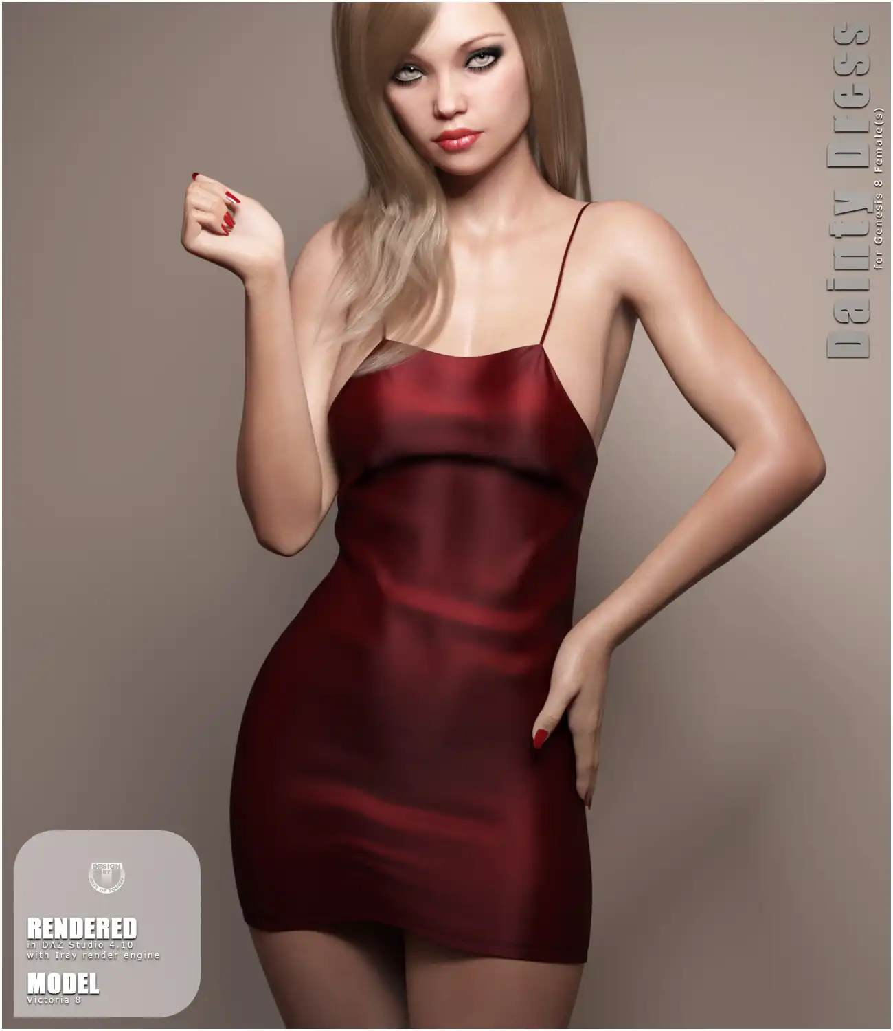 Dainty Dress for Genesis 8 Females_DAZ3DDL