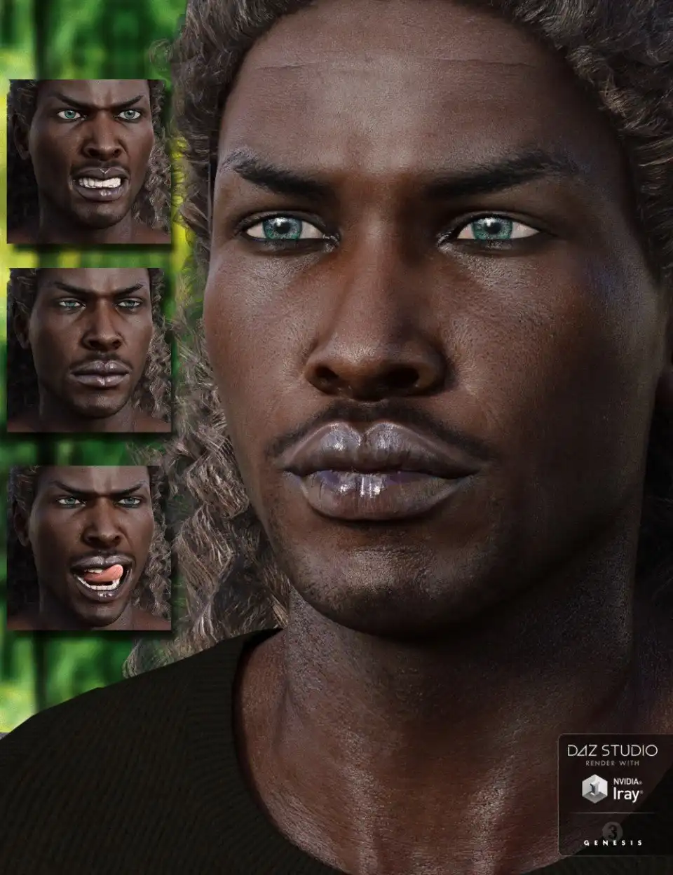 Darius 7 Wild Expressive_DAZ3D下载站
