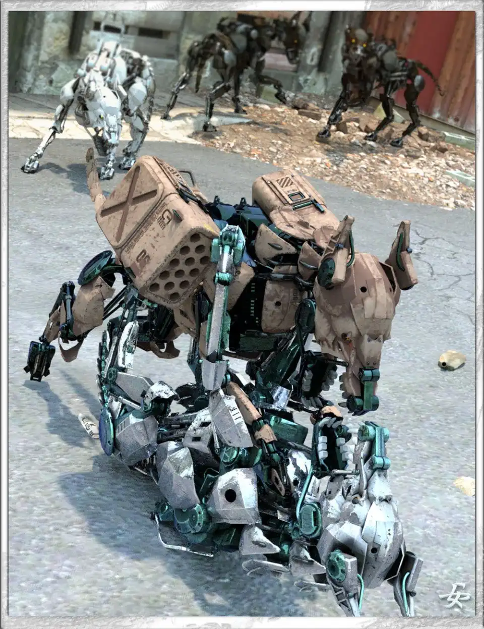 Dogs of War Poses_DAZ3D下载站
