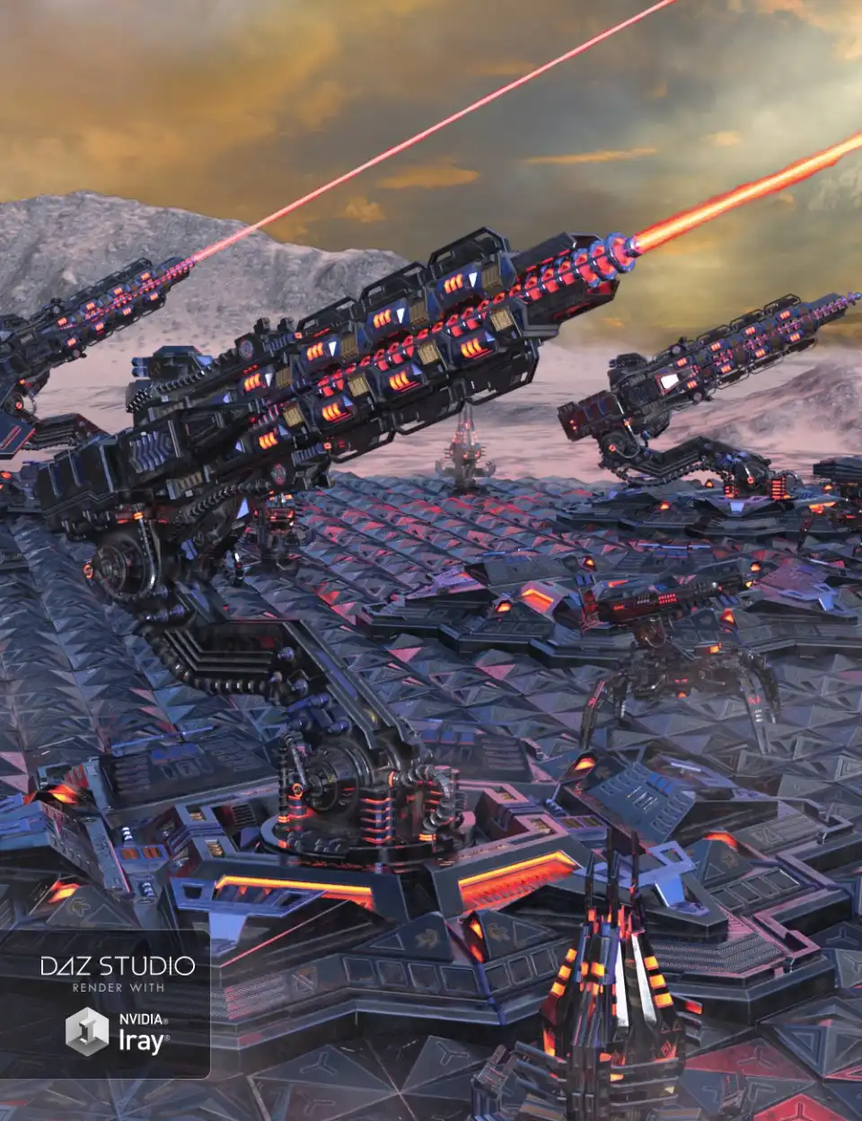 Dominator Gun_DAZ3D下载站
