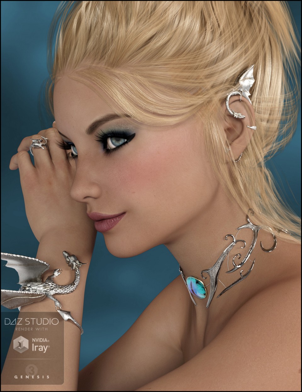 Dragon Horde Jewelry for Genesis 3 Female(s)_DAZ3DDL