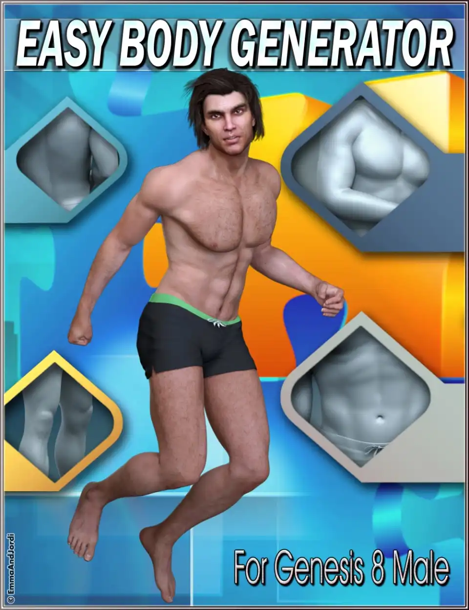 EJ Easy Body Generator For Genesis 8 Male(s)_DAZ3DDL