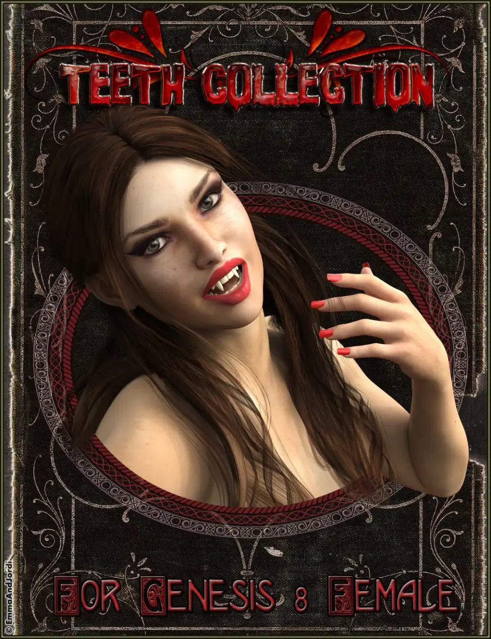 EJ Teeth Collection for Genesis 8 Female(s)_DAZ3D下载站