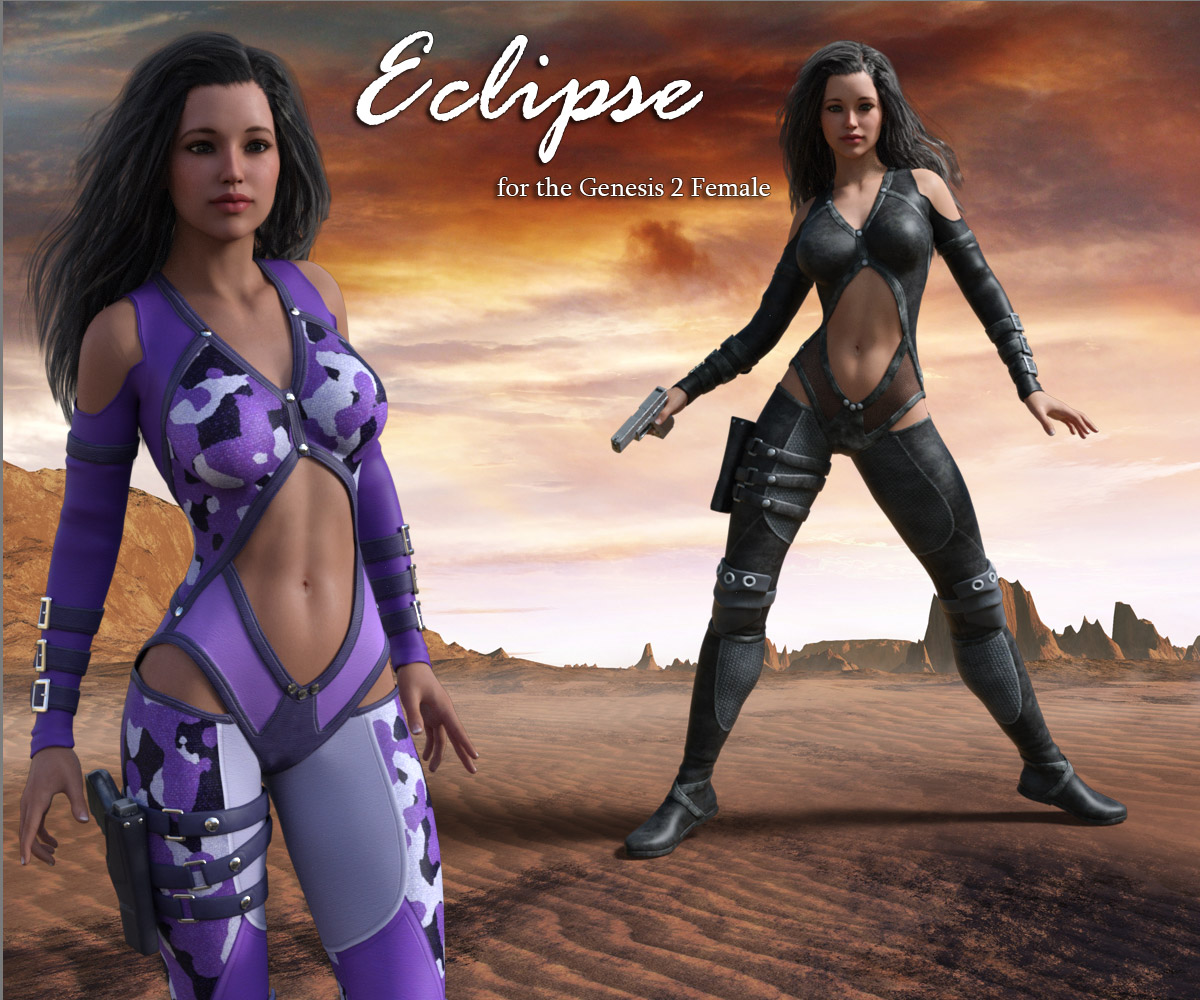 Eclipse Fantasy Clothing for G2F_DAZ3D下载站
