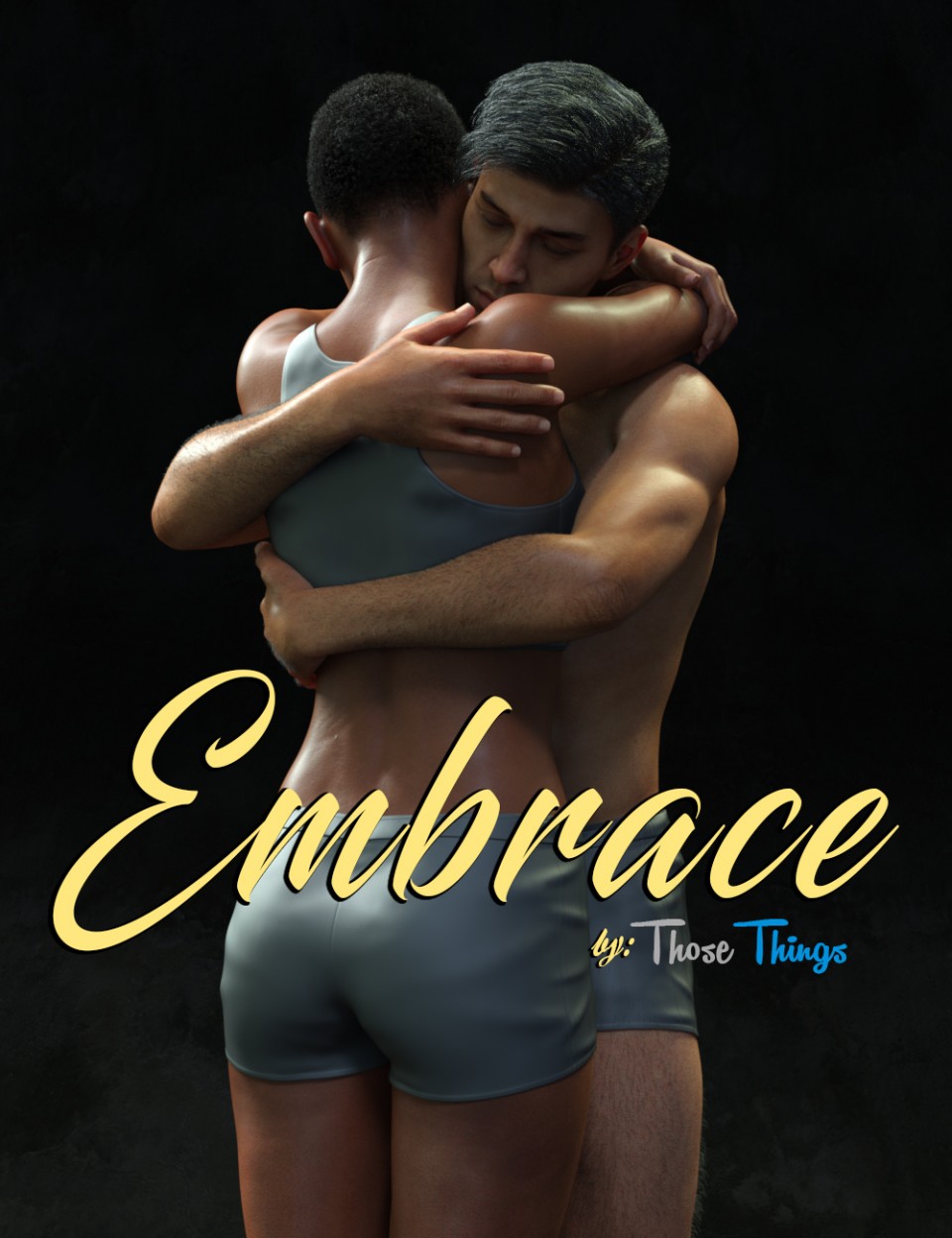 Embrace: Pose Pairs for Genesis 8_DAZ3D下载站