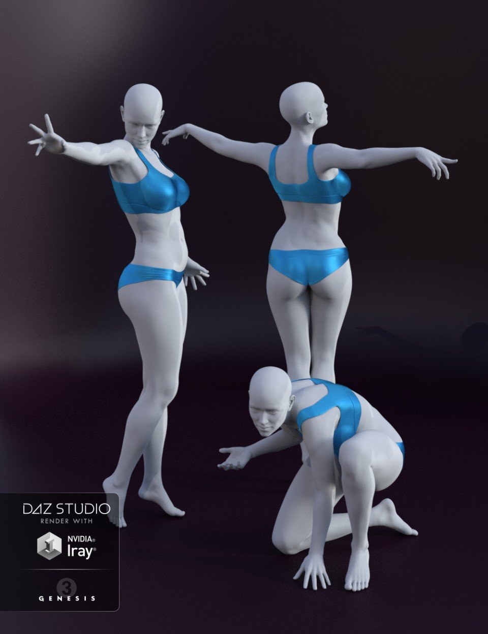 Enchanted Poses for Olympia 7_DAZ3D下载站