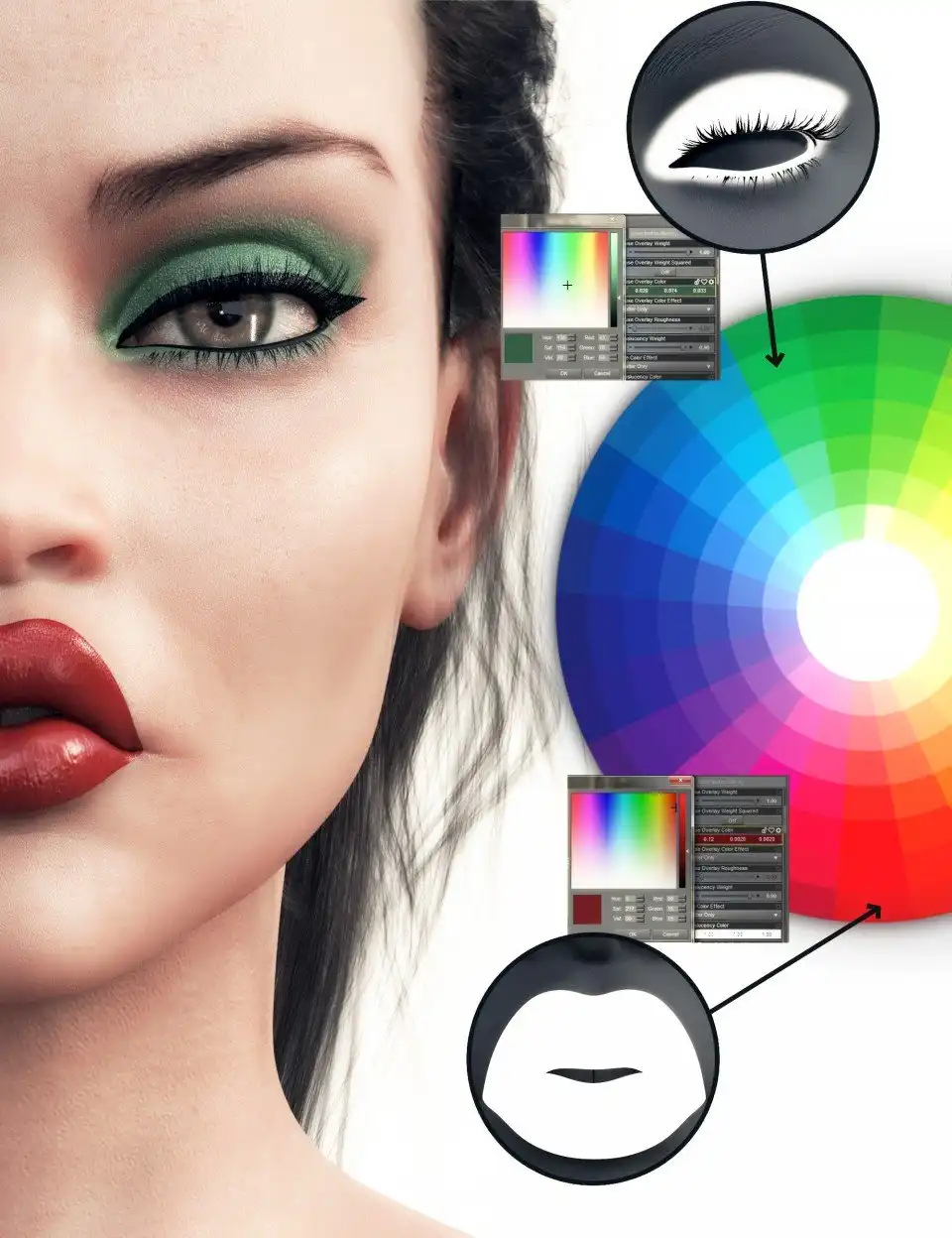 Essential Makeup for Genesis 8 Female_DAZ3DDL