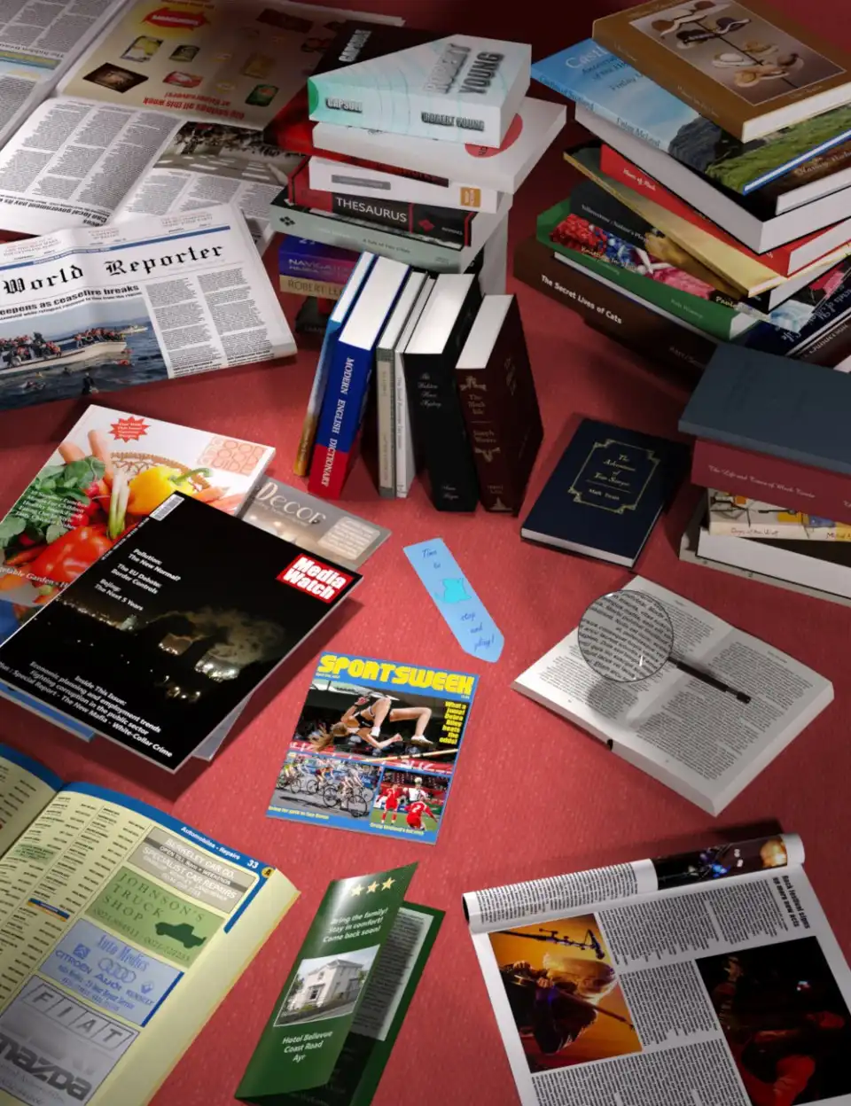 Everyday Books_DAZ3DDL