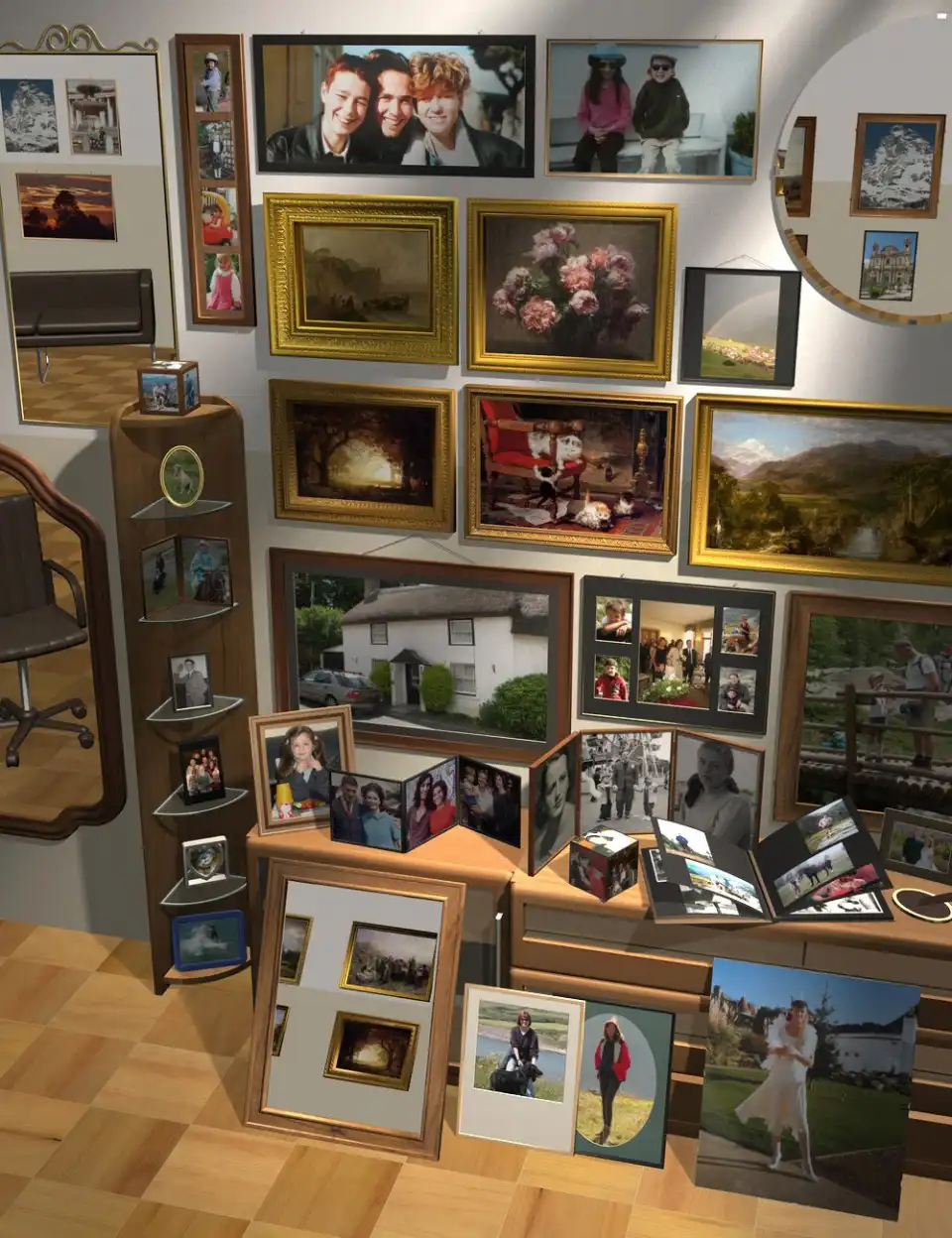 Everyday Frames & Mirrors_DAZ3DDL