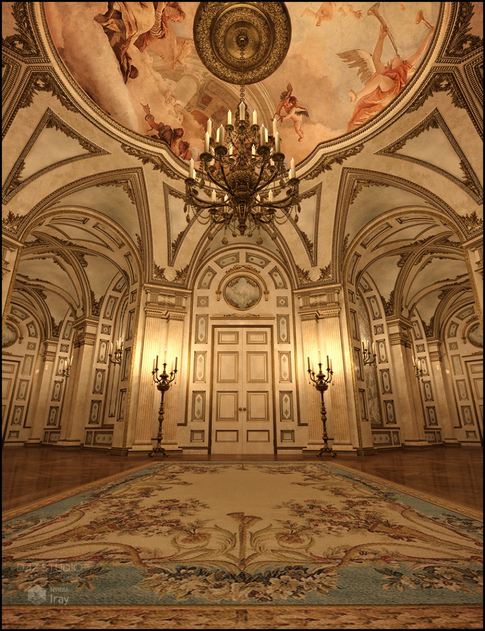 Extravagance for Baroque Grandeur Iray Addon_DAZ3D下载站