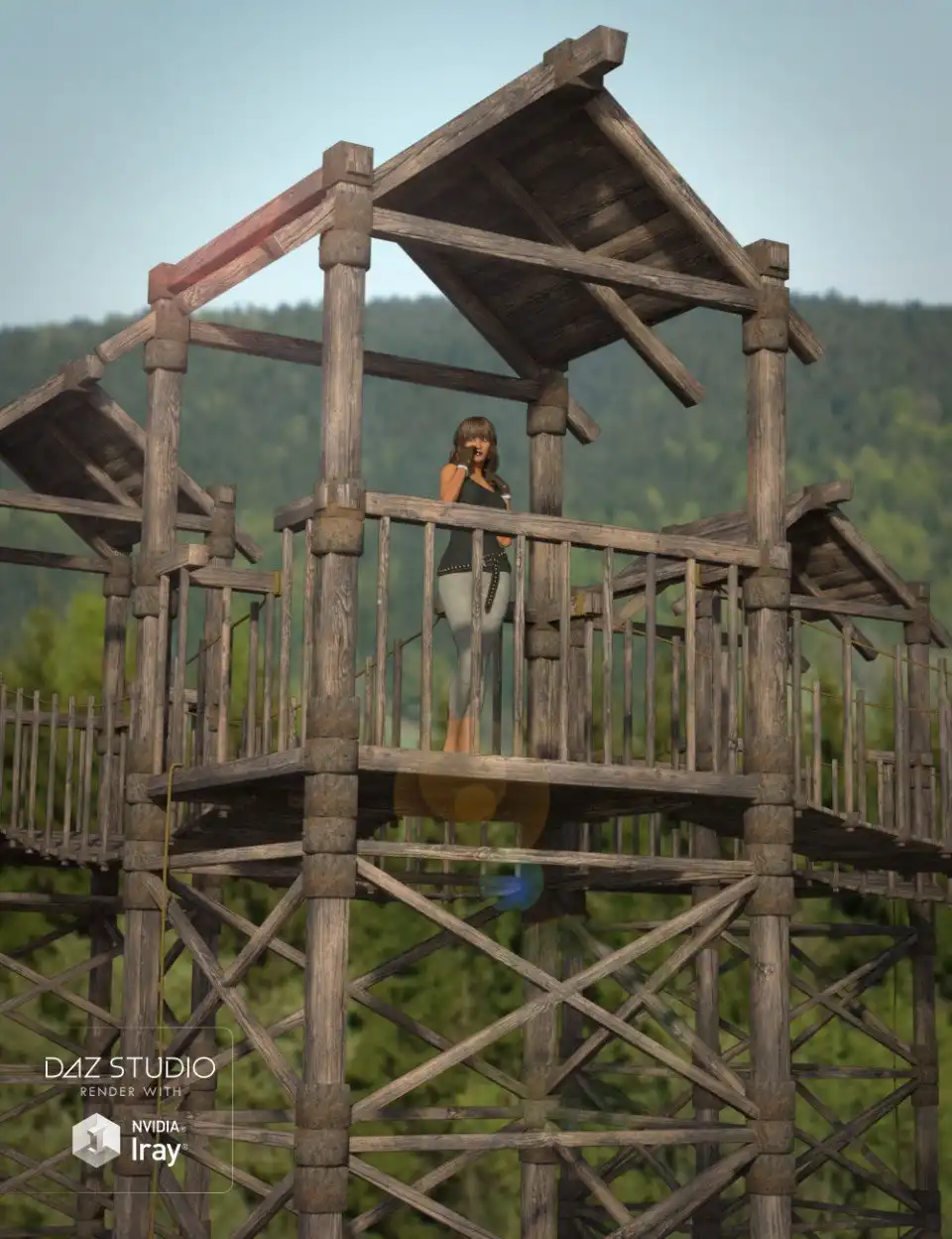 Fantasy Guard Towers_DAZ3DDL