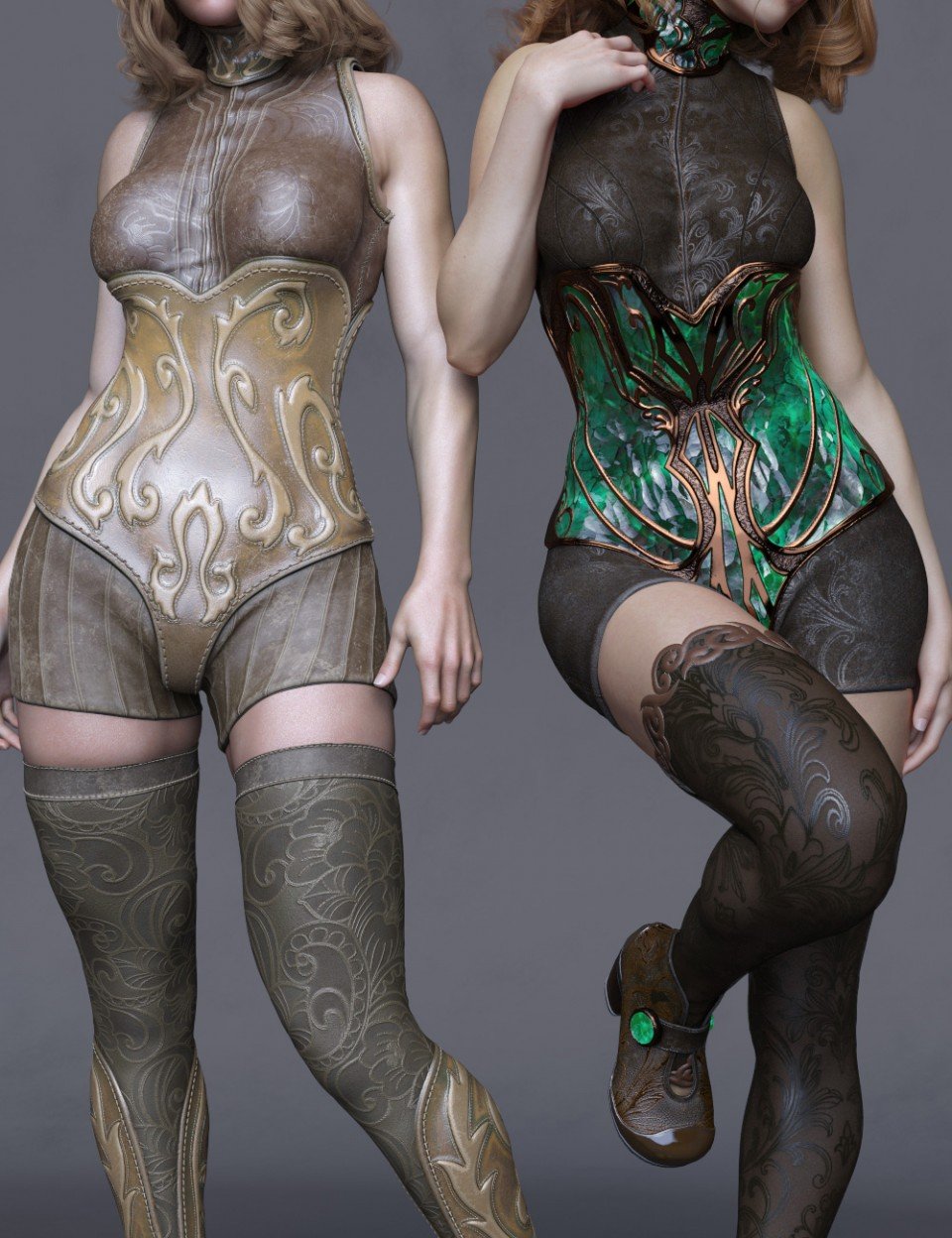Fantasy Styles for Lyra Outfit_DAZ3D下载站